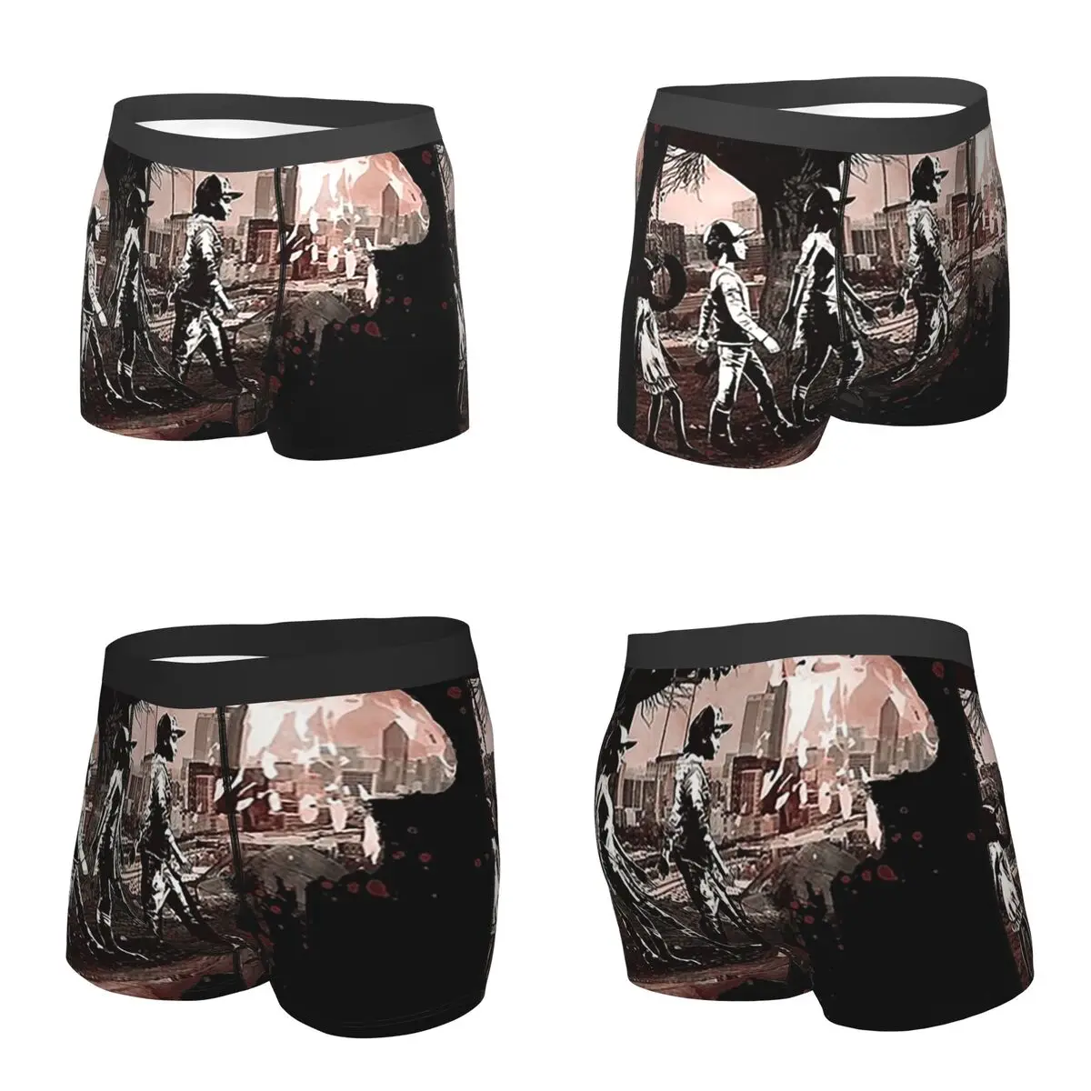 Трусы-боксеры, шорты Walkers Ii The Walking Dead, мужские трусы, удобное нижнее белье для мужчин, подарки бойфренду