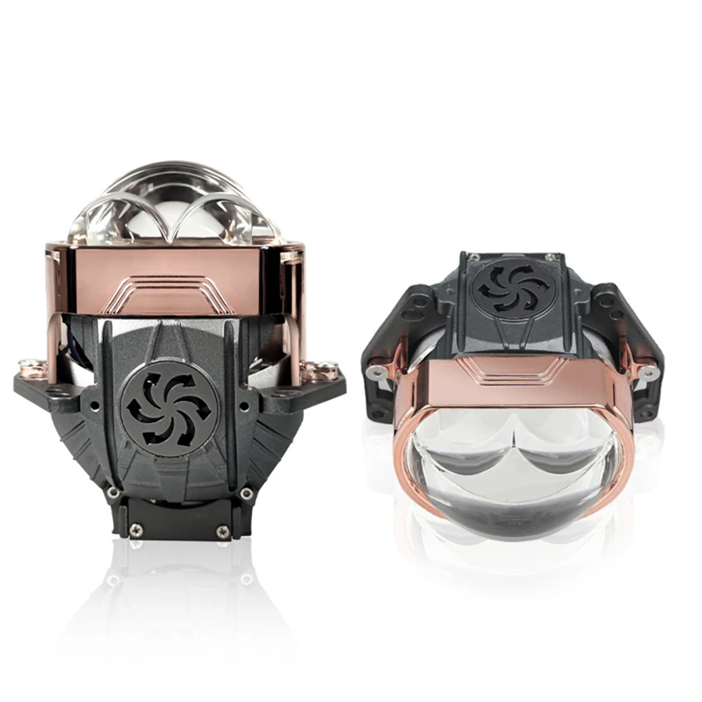 75W Car Light BI LED Headlight Projector Lens 3.0 Inch Biled Lenses Lenticular Headlamp High Low Beam Laser Super Bright