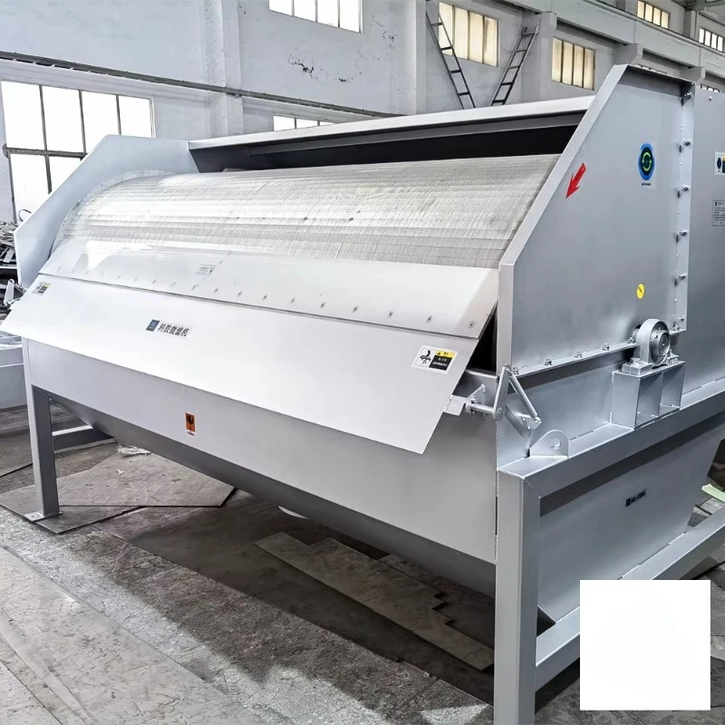 High Precision 304 Stainless Steel PLC Controlled Automatic Rotary Drum Micro Filter Pump for Industrial Wastewater Treatment