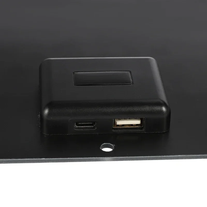 30W Solar Panel USB+Type-C Output Solar Cell Portable Solar Plate Charger For Camping Outdoor Mobile Phone Tablet Camera Fans