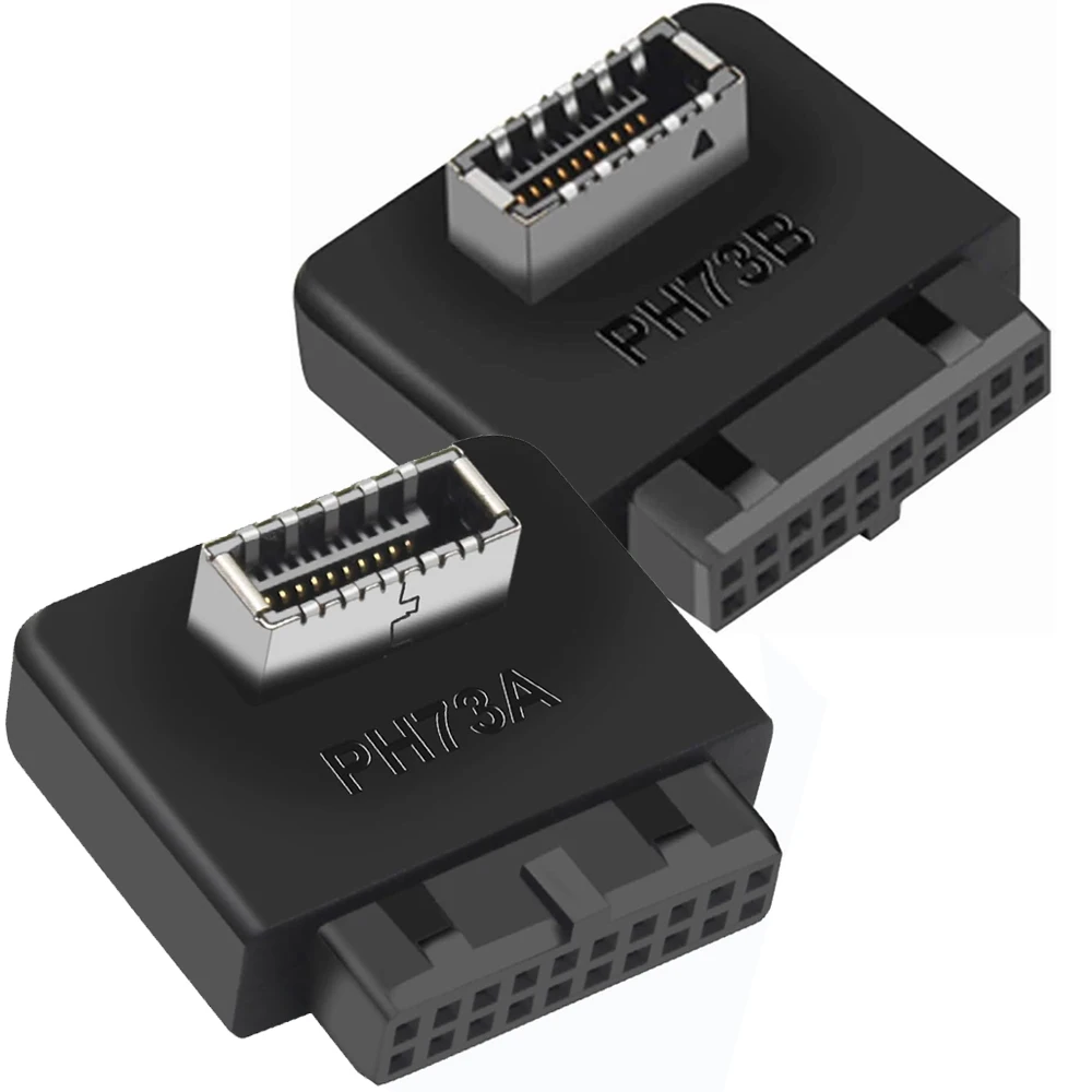 USB 3.0 Internal Header to USB Type C Front Type E Adapter 20/19-pin to Type C Converter Motherboard Desktop Converter