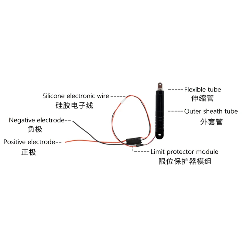 

High-Speed Mini Linear Actuator 6V | 10mm Stroke Push Rod with Remote Control for Robotics