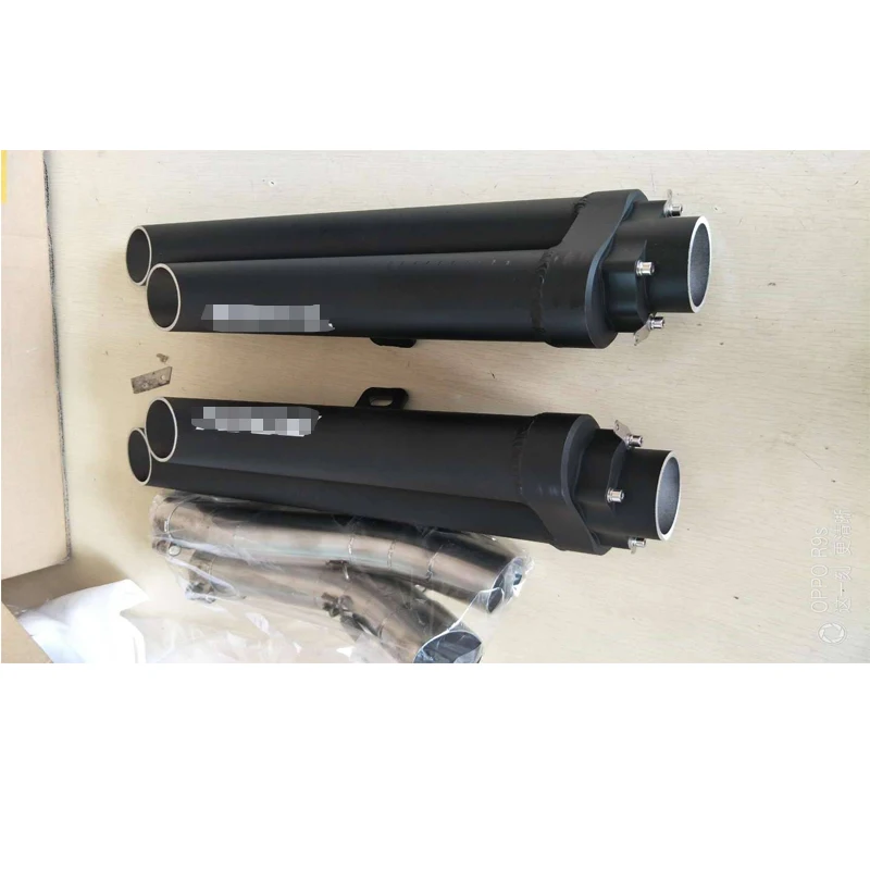 Off-road Motorcycle Exhaust Pipe TOCE 51mm For Yamaha r1 09-14 A Pair Of Left And Right Black Exhaust System Odification