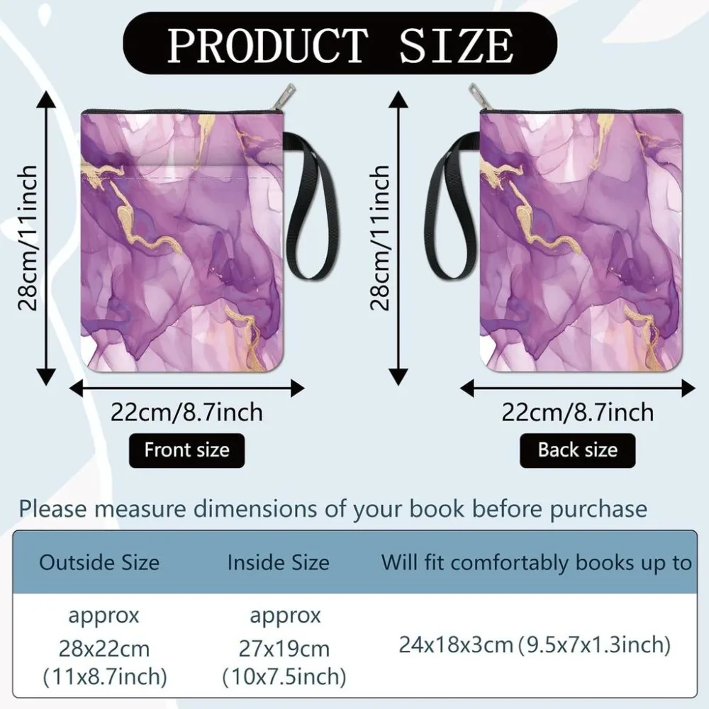 Cloth Book Cover Notebook Wraps Rectangle Marbling 280x220mm