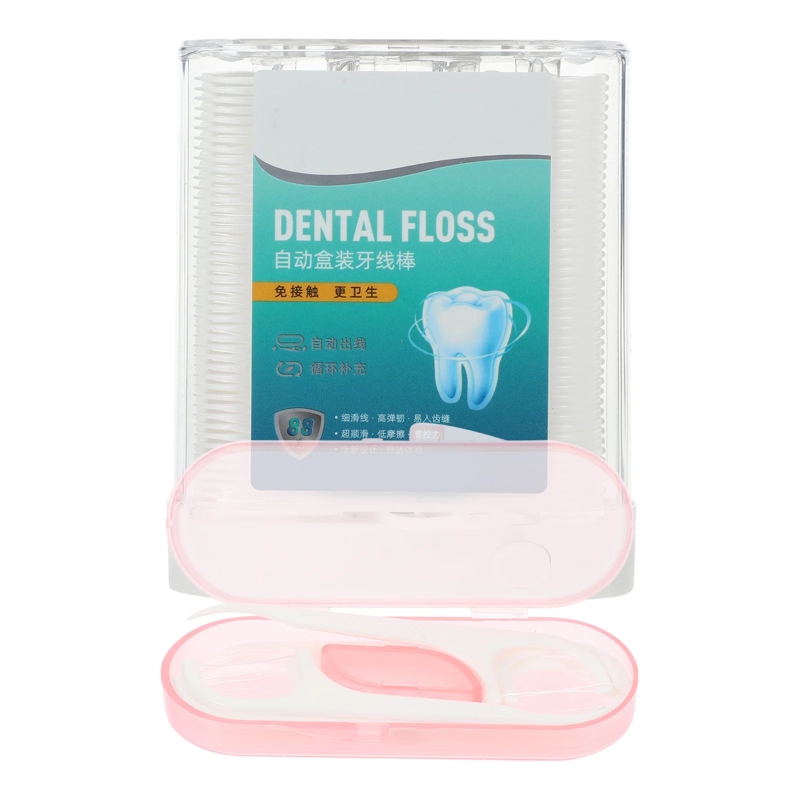 

Automatic Dental Floss Picks Boxed Disposable Teeth Cleaners Portable Dispensers Ultra Fine Professional Tooth Accessory