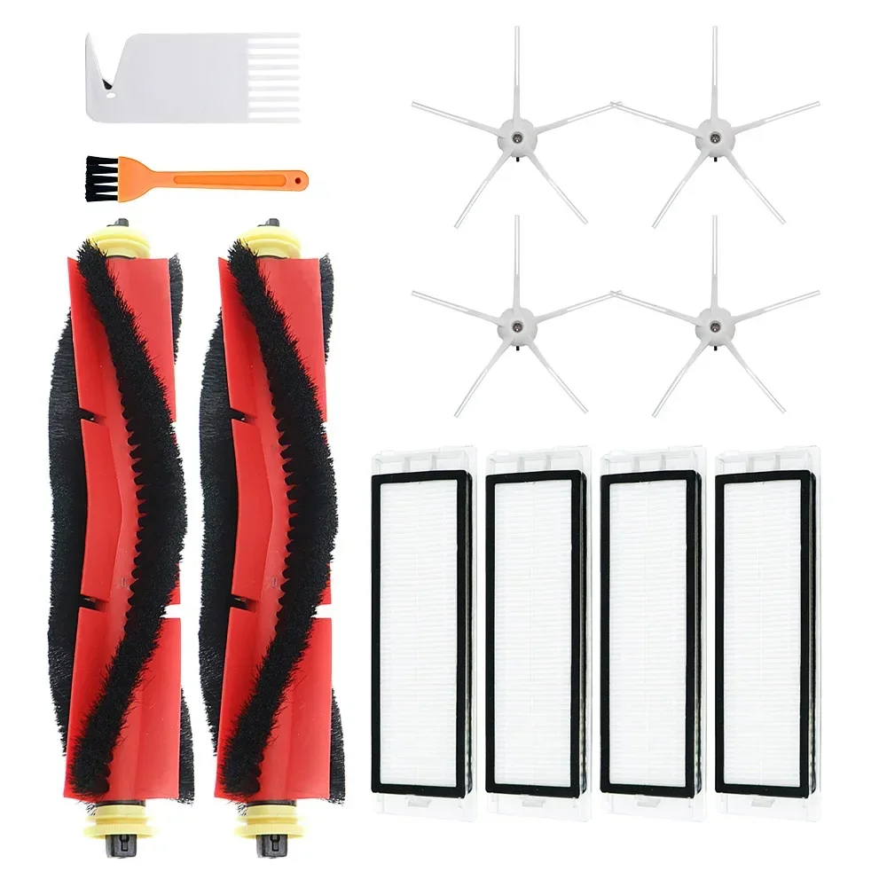 Spazzola laterale in gomma siliconica morbida filtro HEPA per Roborock S50 S51 S6 E2 E35 T4 T6 T7 T7PRO parti dell'aspirapolvere XIAOMI Vacuum 2