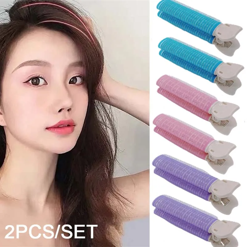 

2 пары/компл., корейская пушистая заколка для завивки волос, челка фиксированной формы, геометрические изысканные аксессуары для волос, утюжок для завивки, большой размер