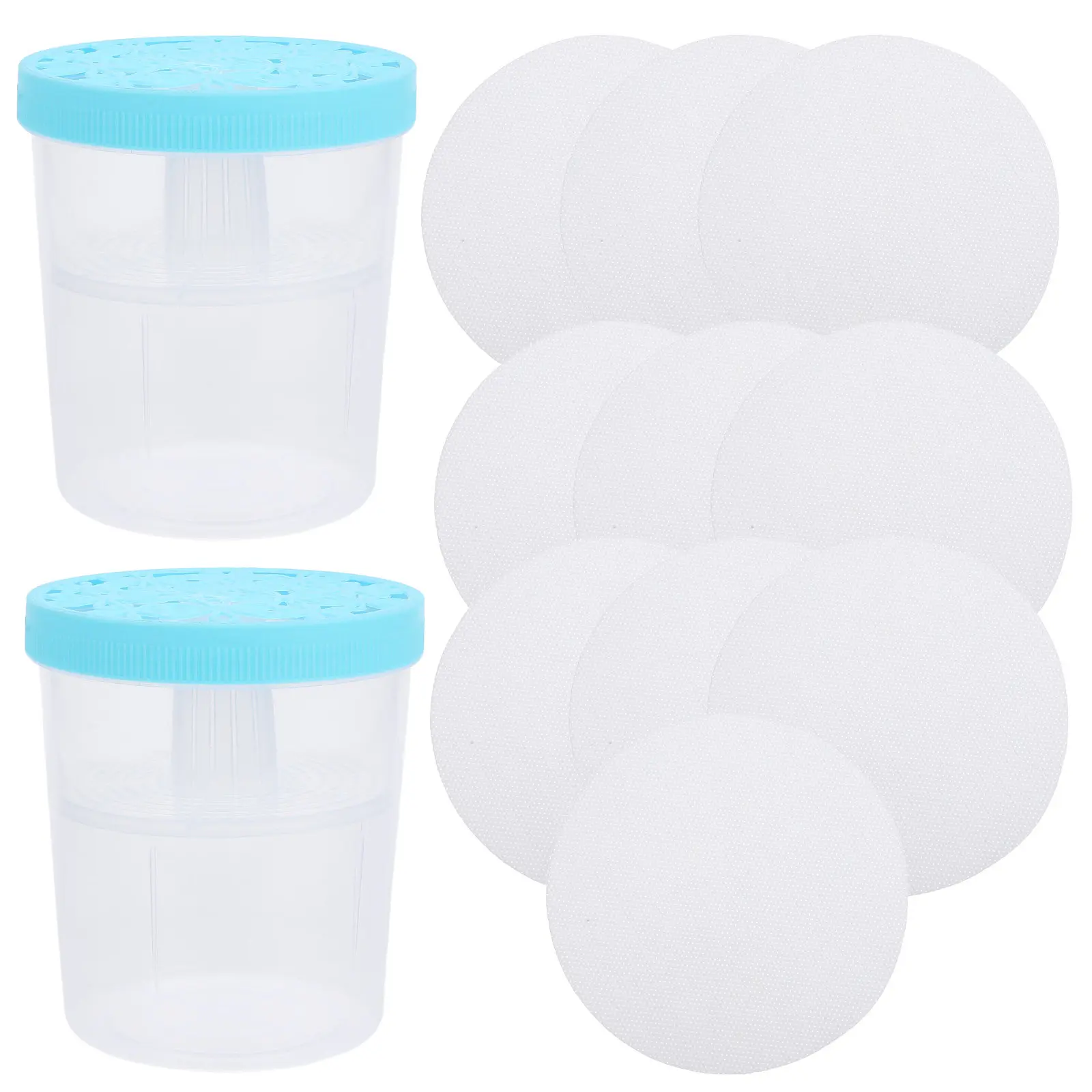 

2 шт. пластиковые контейнеры-влагопоглотители, пустые емкости для влаги