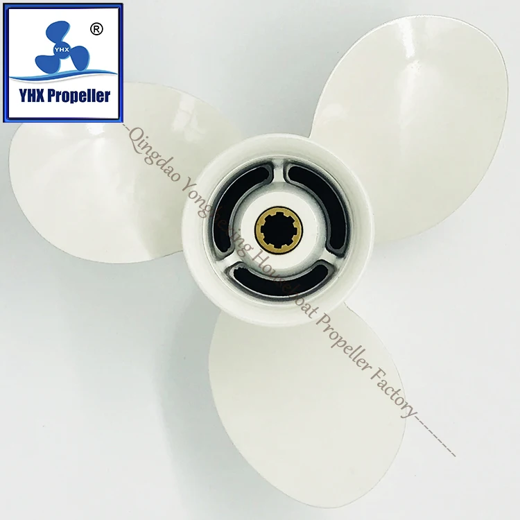 

9 1/4*8" Aluminum Boat Outboard Propeller 3 Blade Marine Propeller 9.9HP-15HP Match For YAMa 63V-45947-00-EL