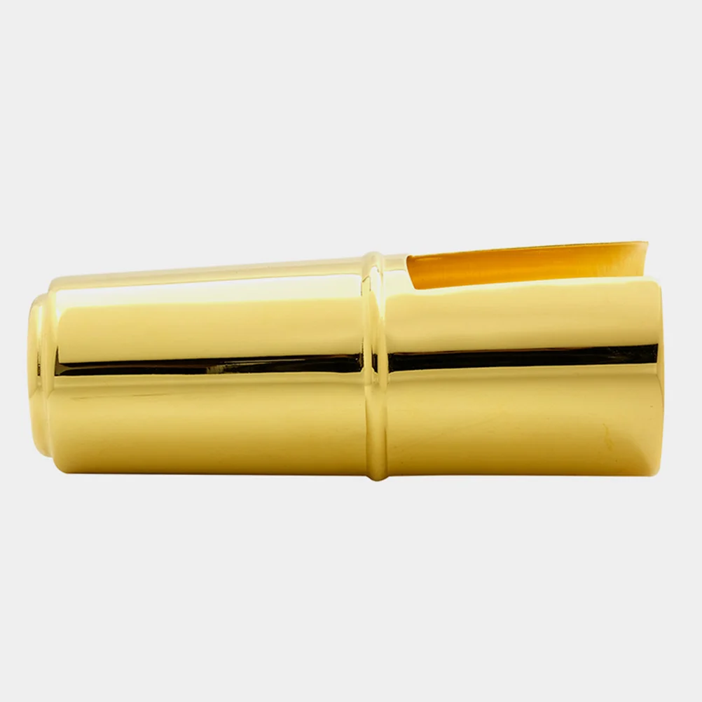 

Saxophone Head Cap Mouthpiece Cover Reed Tenor Alto Protective Golden Protector