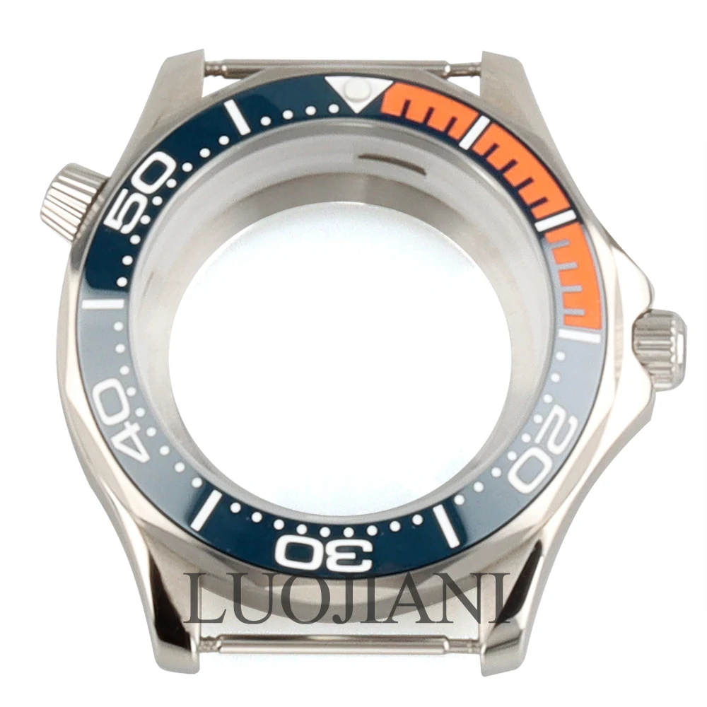 

For Seamaster 300 Case Stainless Steel 41mm Watch Case For Nh35 Nh36 Automatic Movement 31mm Dial Waterproof Case Accessories