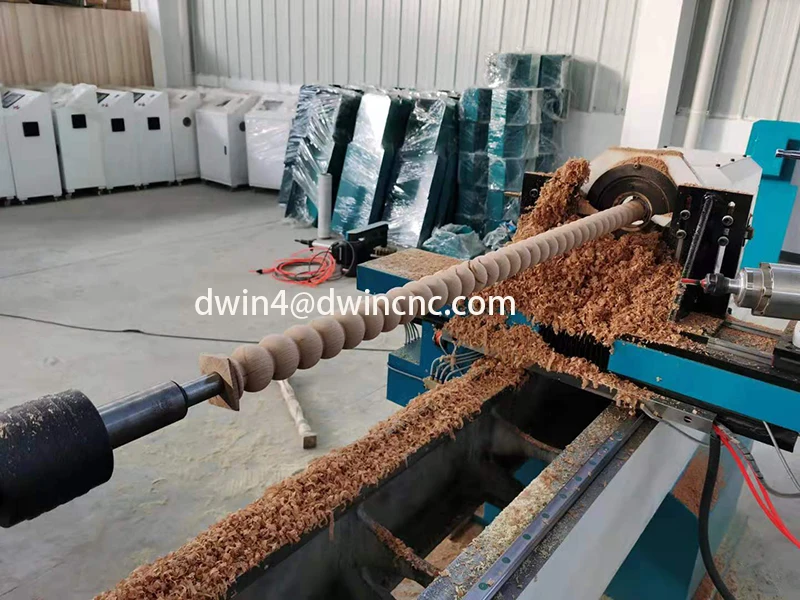 Machine , Cnc Wood Lathe With Ce Certification Multifunctional Automatic Wood Lathe
