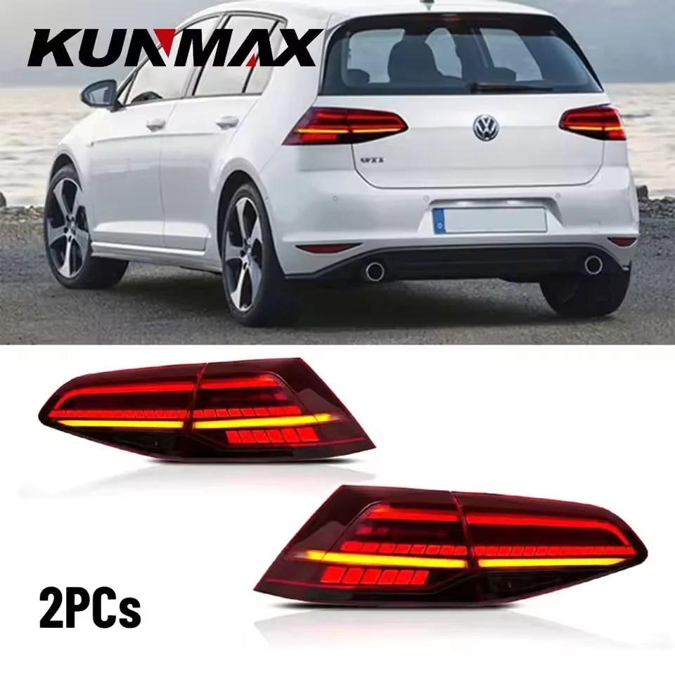 Car Styling Tail Light Assembly For VW MK6 GOLF 7 MK7 2013-2016 LED Tail Lamp LED DRL Dynami Signal Brake Reverse Auto Accessory