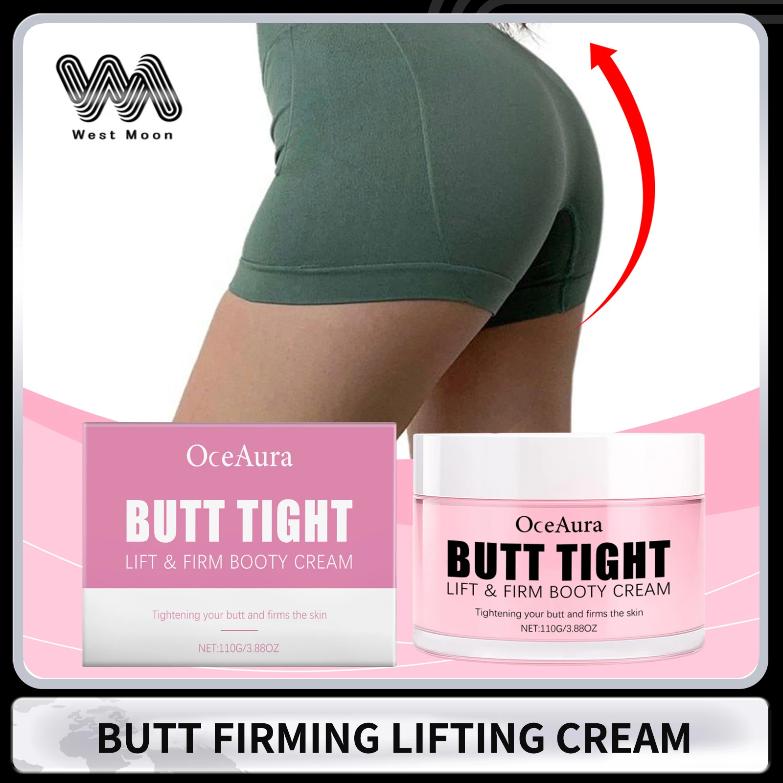 

Buttock Lifting Cream Tightening Butt Body Shaper Firming Prevent Sagging Increase Buttocks Skin Elasticity Massage Hip Cream