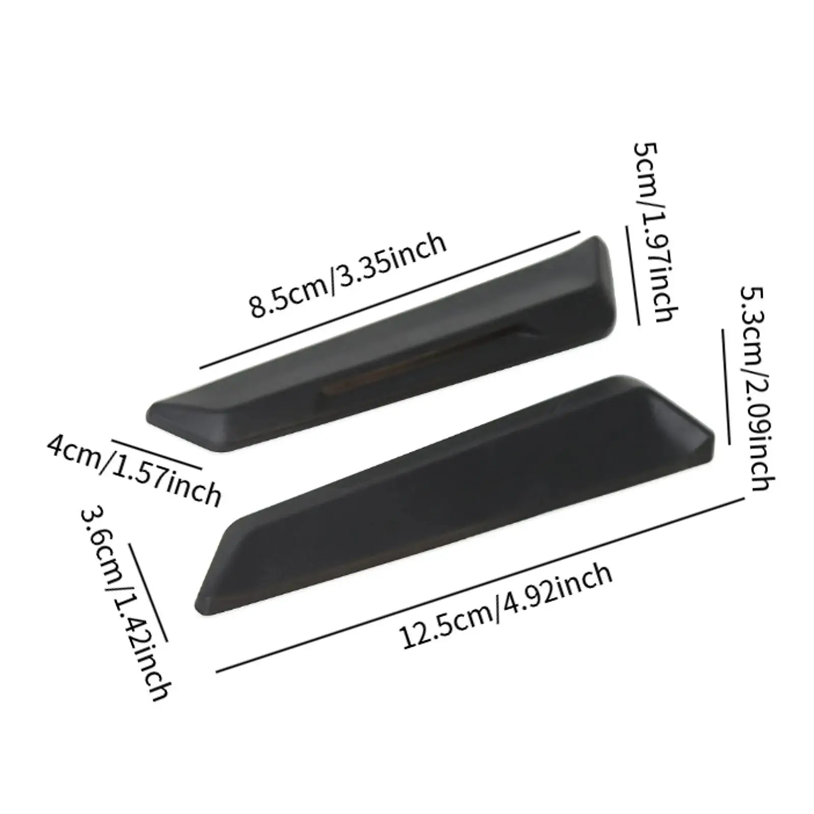 منحرف الرياح الجانبية للدراجات النارية، خفيف الوزن لحماية الجسم، قوي احترافي مضاد للخدش لـ 368G #6