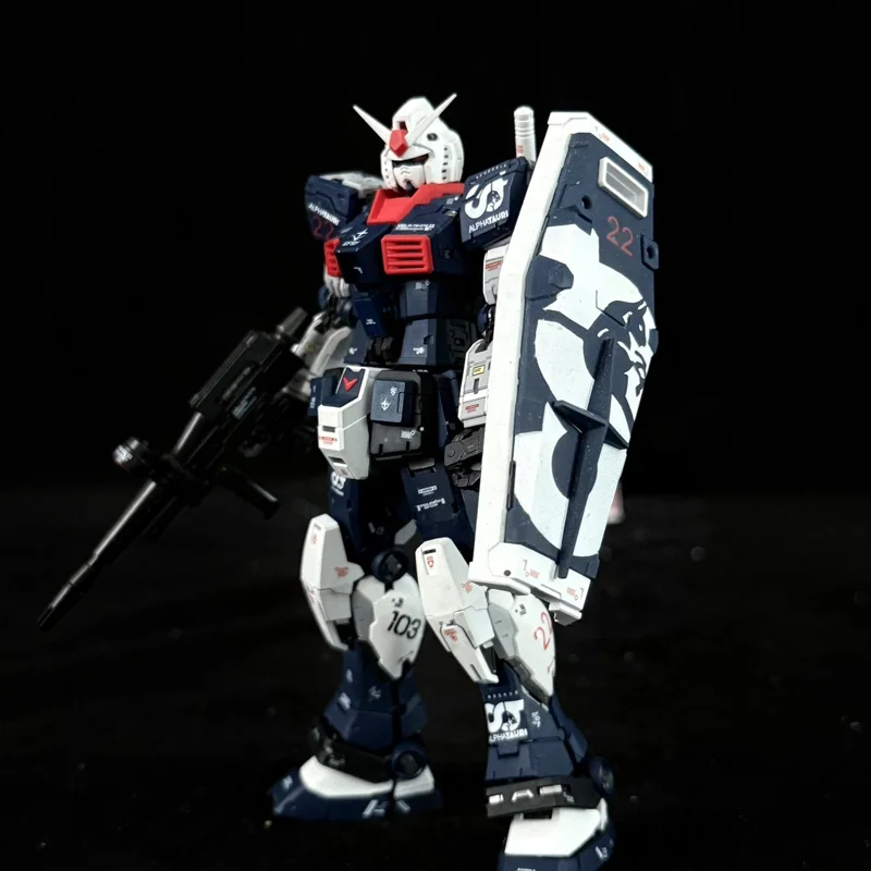 Fat Cat Mg 1/100 Rx-78 2.0 Wersja (Typ Rgu) Model do Składania z Ruchomymi Stawami Kolekcjonerskie Zestawy Robotów Zabawki Modele Prezent dla Dzieci