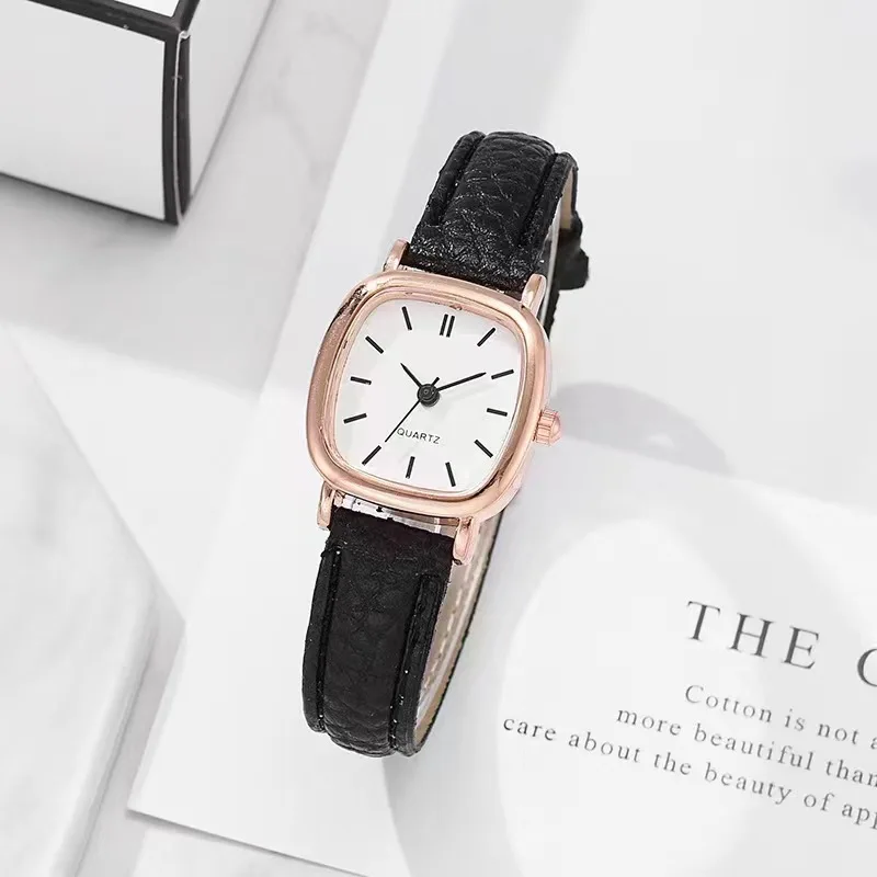 WOKAI High Quality Fashion Casual Ladies Small dial Delicate belt Quartz Watch Girl Student Sport Retro clock