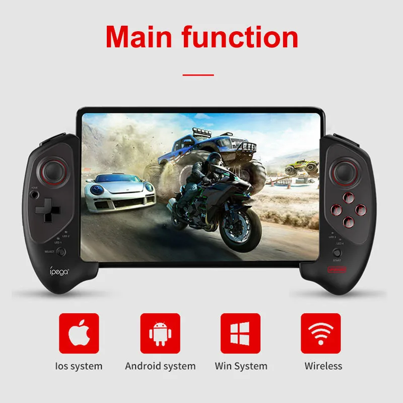 Ipega Game controller Bluetooth wireless gamepad control retractable joystick for iOS Android mobile phone tablet PCPG-9083S