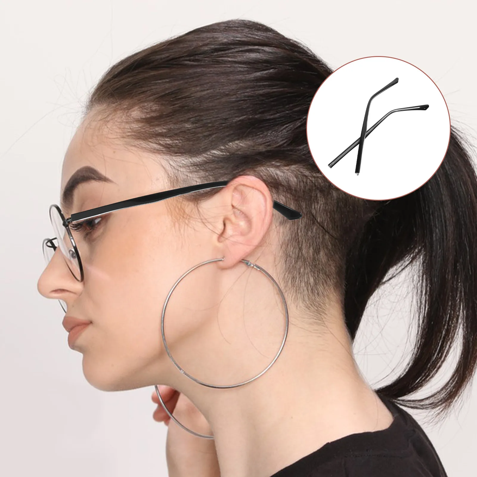 

1Pair Eyeglasses Arm Leg Replacement Metal Sunglasses Arms Repair Glasses Accessories Glasses Temple Parts Eyeglasses Arms