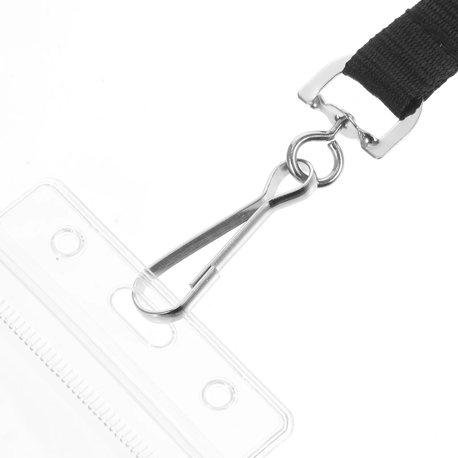 

5 set Clear Badge Holder With Lanyards Id Card Sleeve For Work Name Badge Game Cards Storage Transparent Pvc Vertical Card