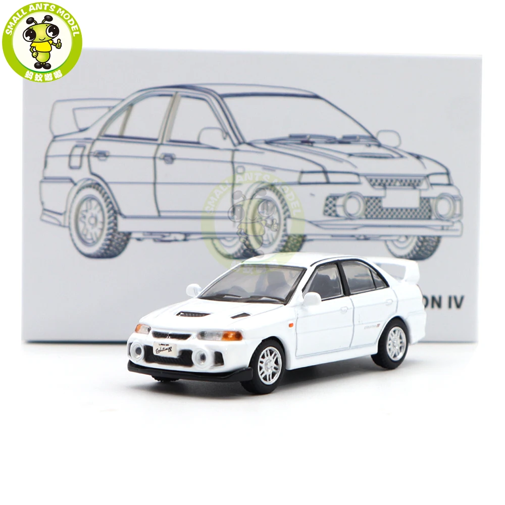 1/64 JKM Lancer Evolution EVO 4 IV Diecast Model Toys Car Gifts For Kids Father Friend