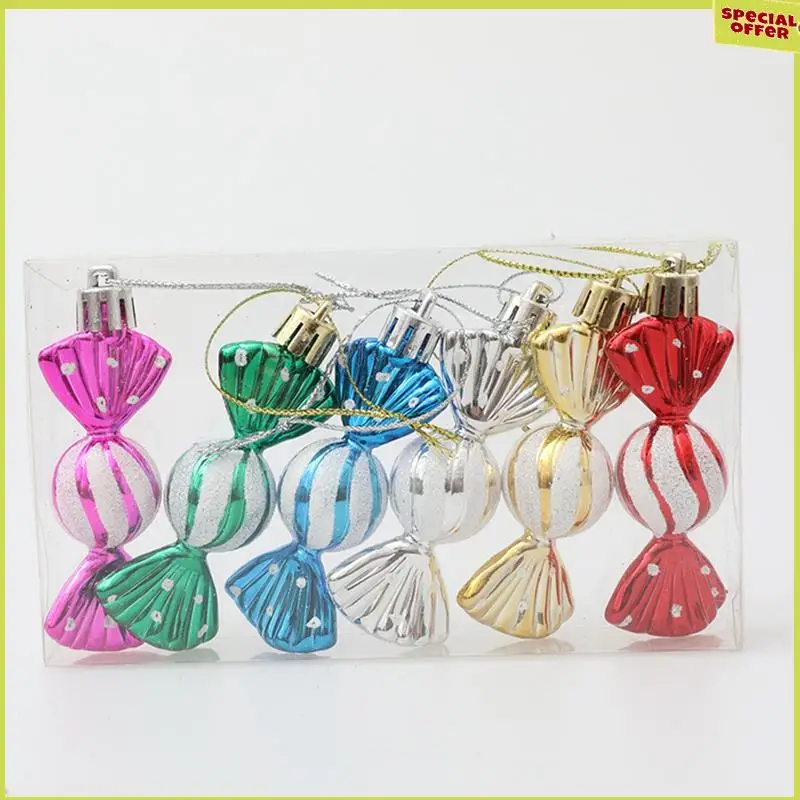 A34R 24PCS Christmas Tree Decoration Ball Ornaments For Christmas Hanging Seasonal Decoration Holiday Decoration Durable