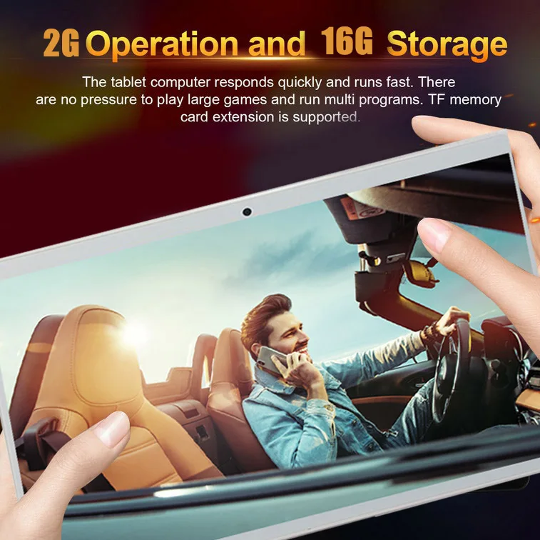 Ten Core 10.1 Inch HD Game Tablet Computer PC GPS Wifi Dual Camera For Android 8.0