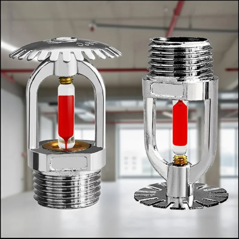 High Quality  1/2 Inch DN15 Brass Pendent Type Fire Sprinkler Head Fire Extinguishing System Protection 68 Degrees