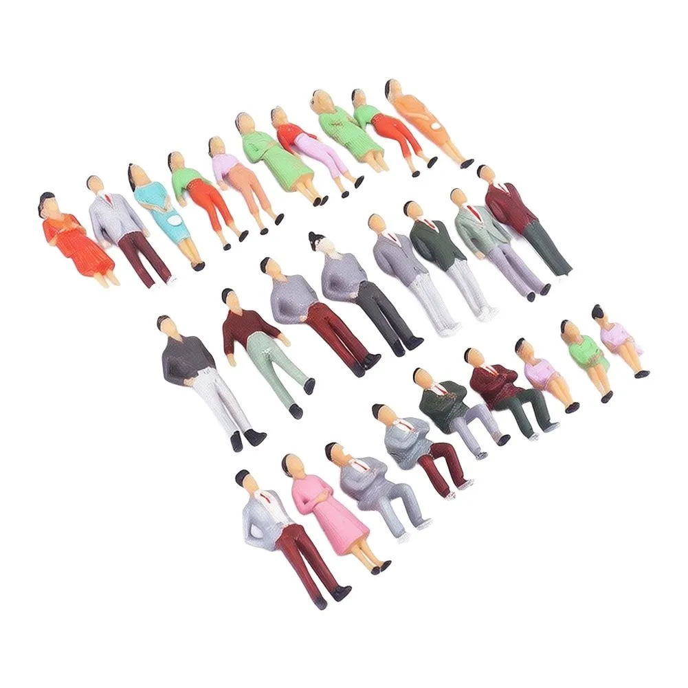 100PCS for mini Figures for Sand Table Model Building 1 50/1 75/1 100 Scale ABS Material for Scene Matching and Diorama Creation