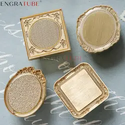 3D Embossed Sealing Wax Stamp Frosted Curtains Vintage Mirror Frame Photo Gift Wrapping Wedding Greeting Card Decoration Tool