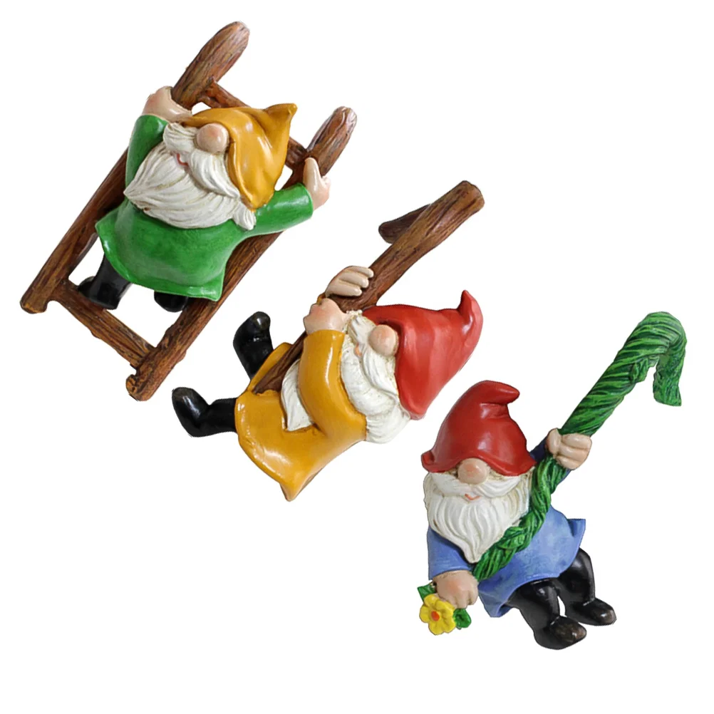 

Play Dwarf Potted Plant Garden Gnome Decor Gnomes Decorations for Yard Miniature