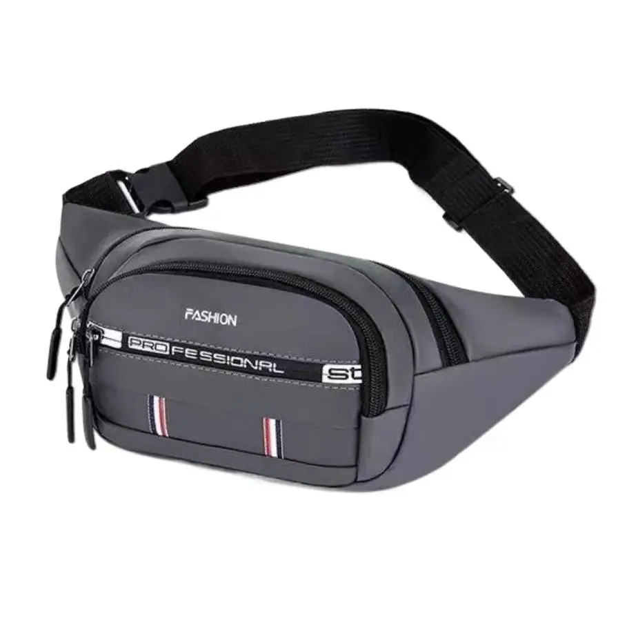 

Men Chest Bag Fashion Large Capacity Oxford Cloth Sports Waist Bag Black Grey Blue Green Multifunctional Crossbody Bag Unisex