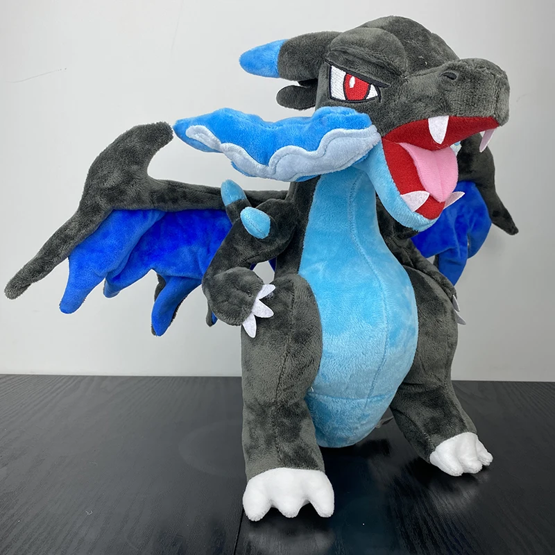 Limited Anime Figure Charizard Plush Toys Mega Evolution X Charizard Soft Stuffed Animal Kawaii Room Decor Gift Children