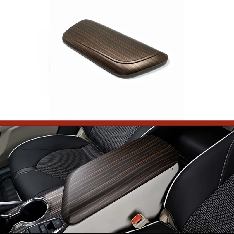 For Toyota Camry 70 XV70 2018 2019 2020 2021 Carbon fiber Car Interior Center Armrest Box Console Box Storage Box Trim Cover