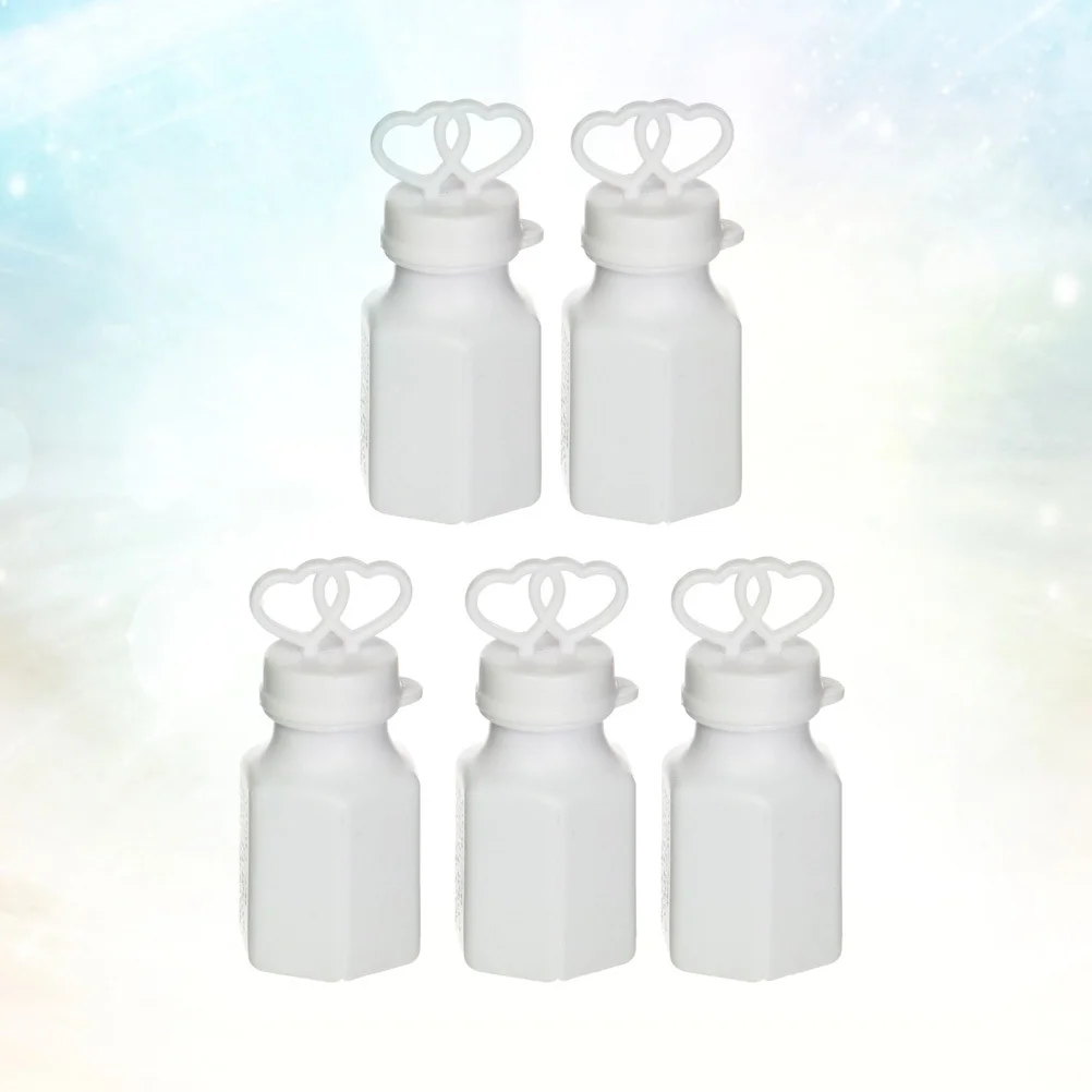 ขวดพลาสติกเปล่าพรีเมียมรูปหัวใจคู่ 24 ชิ้น สำหรับตกแต่งงานแต่งงาน งานวันเกิด ของขวัญเด็ก ไม้เป่าฟองสบู่