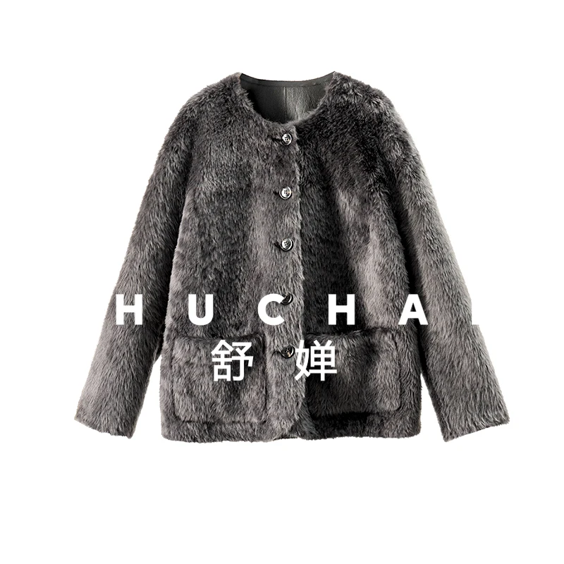 Роскошная двусторонняя шуба из овчины Lagon