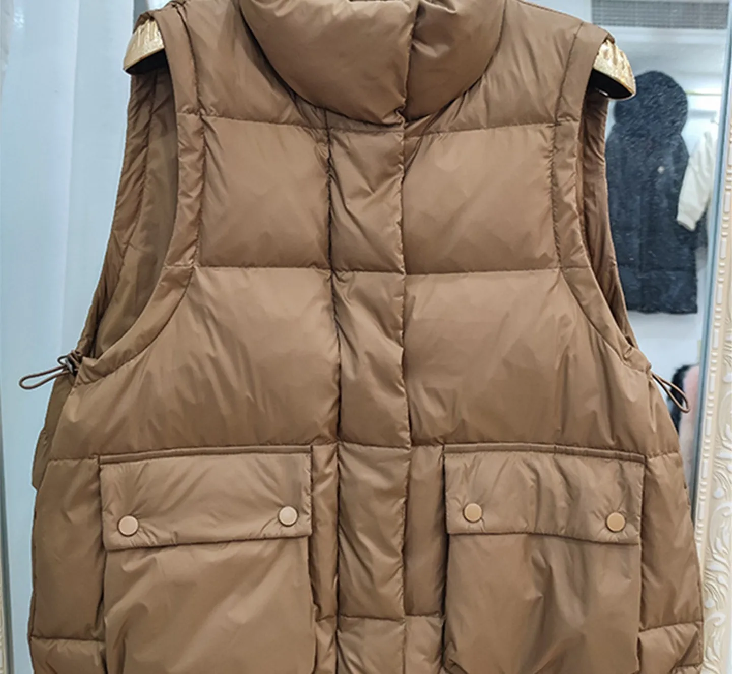 

Жилеты Жилеты Толстые женские хлопковые белые школьные весенние кашемировые индивидуальные минимализм Городской дышащий чистый крой Легкий уход Модный