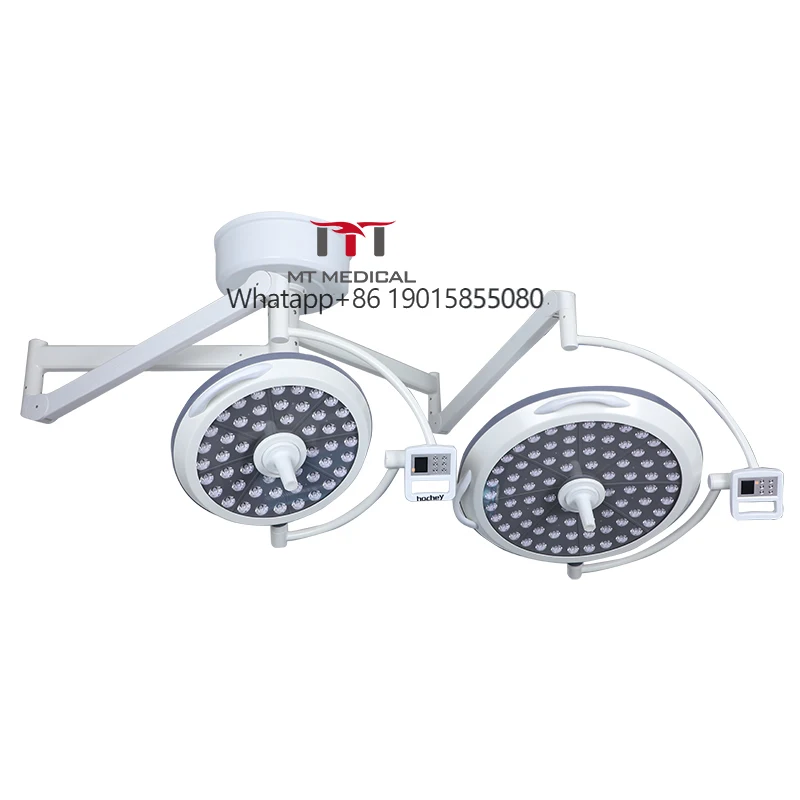 MT MEDICAL Shadowless Dual-arm LED Surgical Operation Lamp LED7050 Ceiling OT Light Surgery