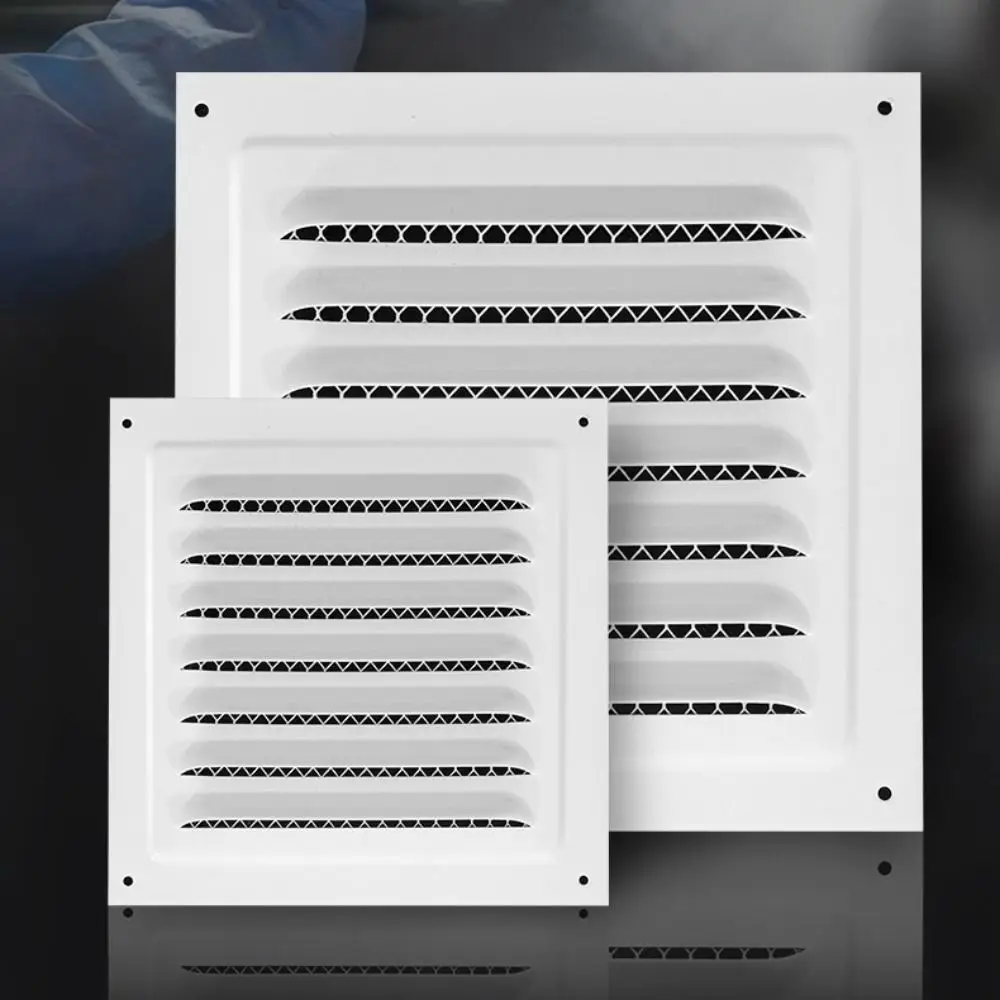 

Новая вентиляционная решетка из нержавеющей стали со встроенной сеткой от насекомых, квадратная, белая/черная, для систем ОВКВ, ванной, дома, офиса