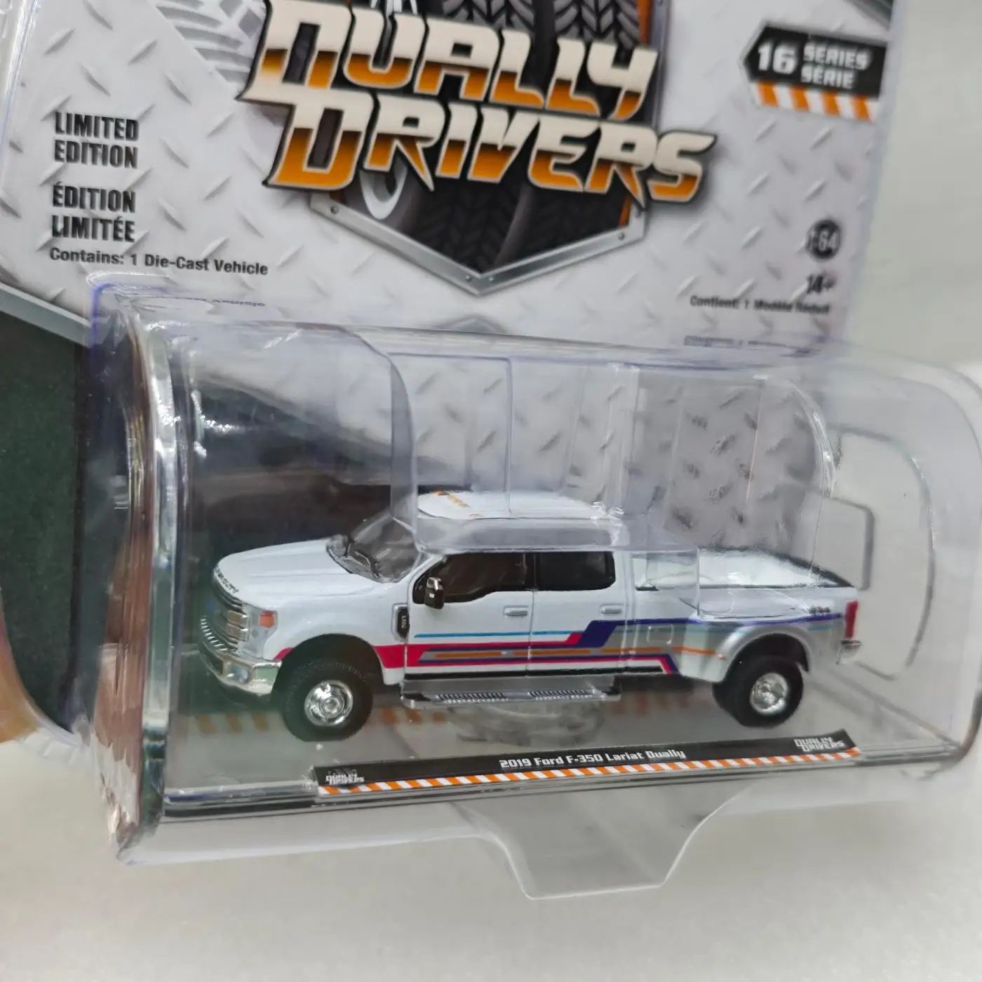 GreenLight 1:64 2019 Ford F-350 Lariat double 46160-D modèle de voiture en alliage haute Simulation Mini jouet Collection cadeau