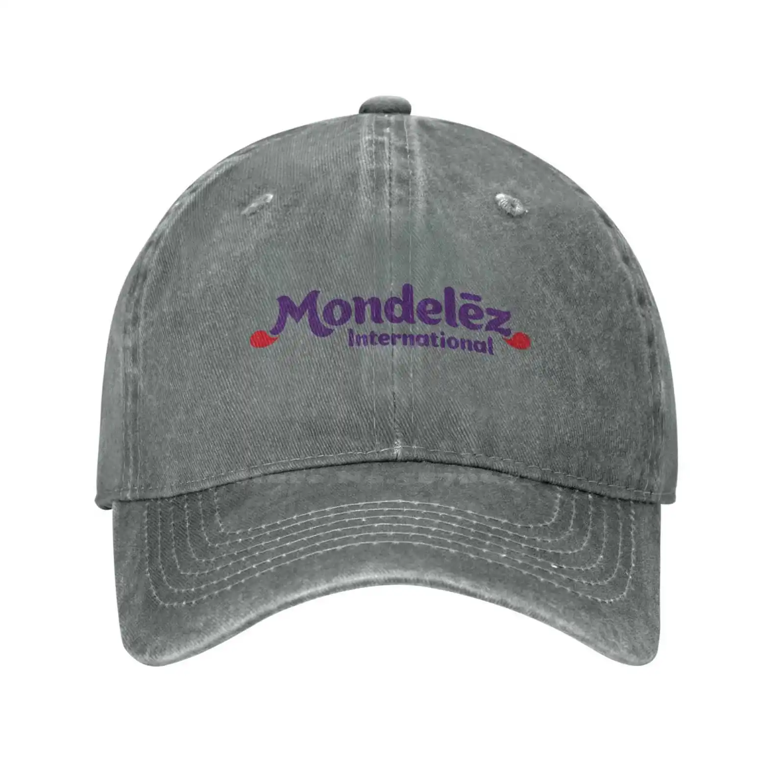 Monsiz Logo Denim Cap, chapéu tricotado, boné de beisebol, qualidade moda