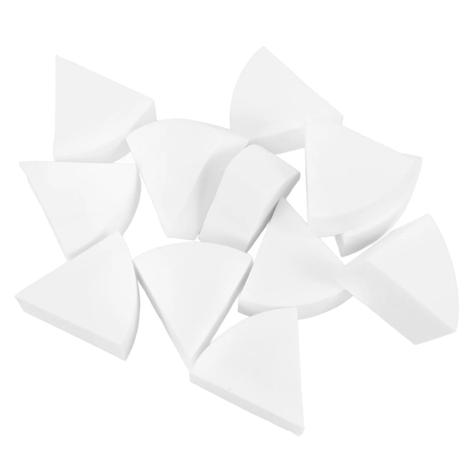 

12Pcs Triangle Makeup Latex Face Puff for Foundation Loose Powder Setting Powder Makeup Tools Triangle Puff