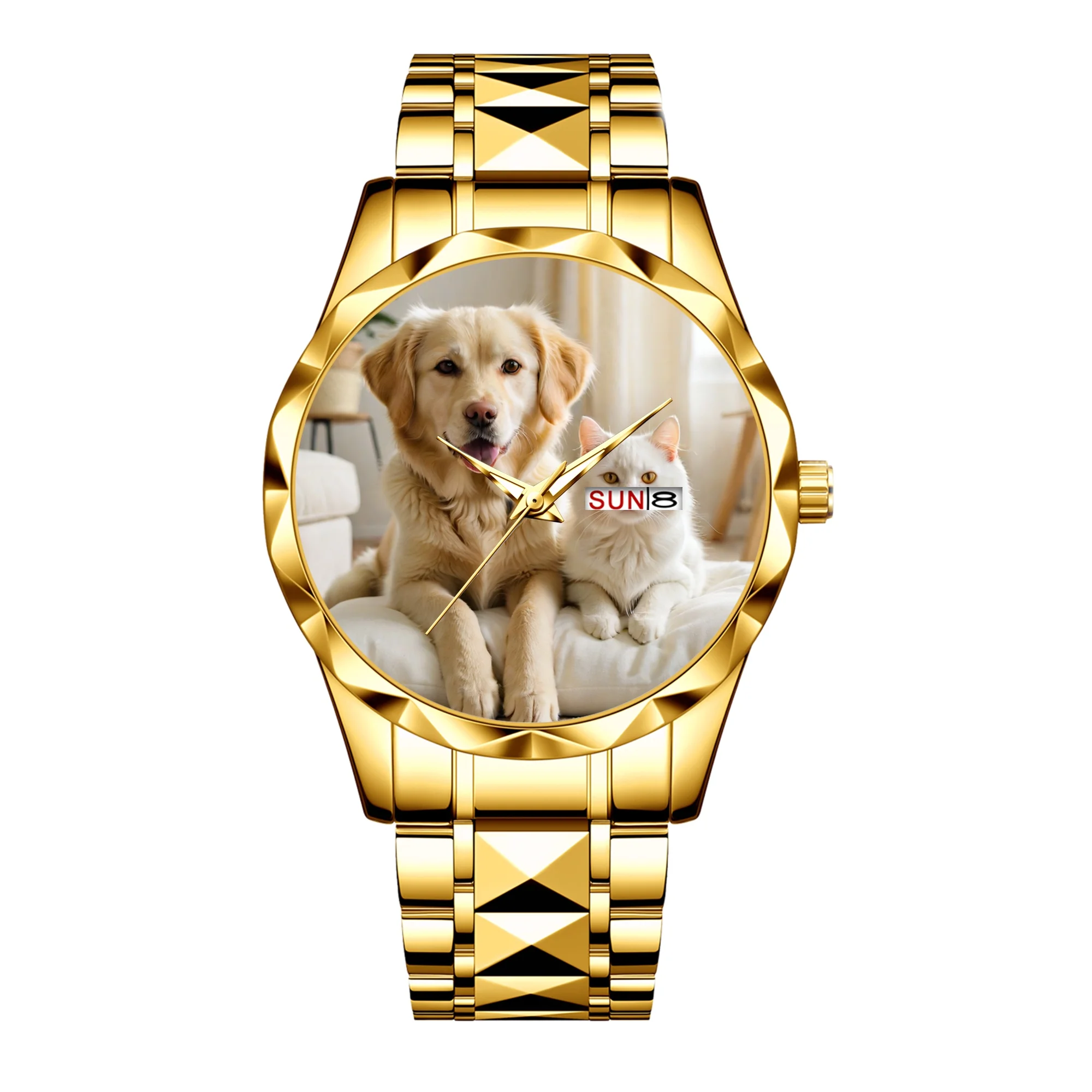 Reloj Personalizable con Imágenes Personalizadas: Un Elegante y Sofisticado Reloj de Pulsera para Hombre, Reloj Mujer, Reloj Hombre