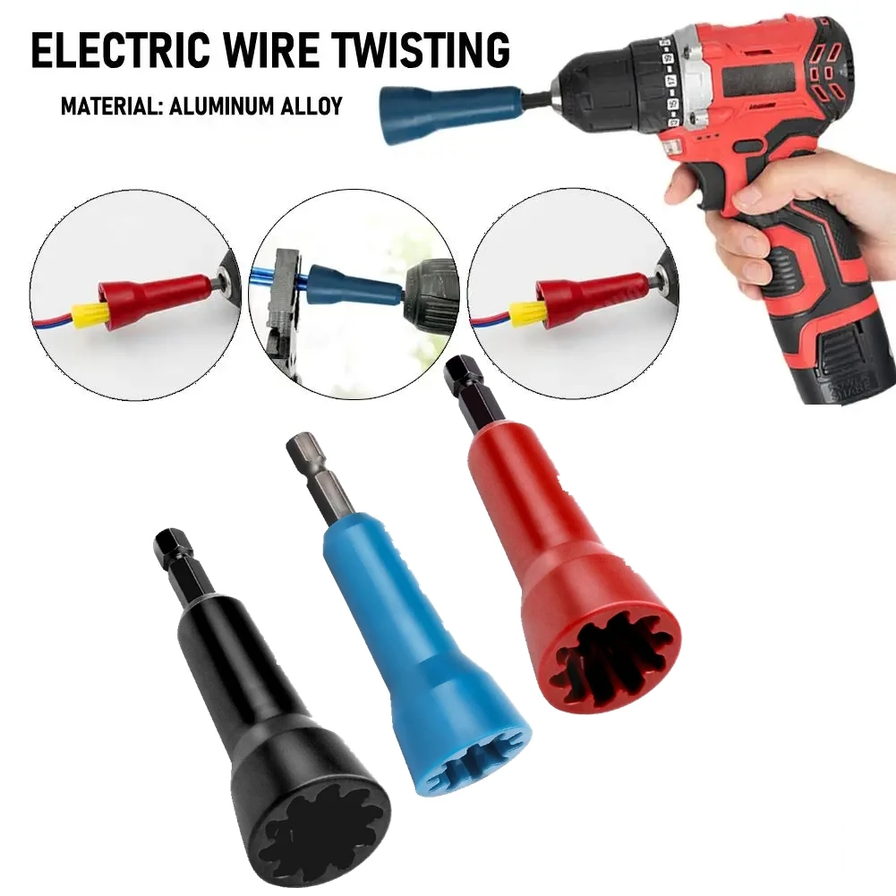 1PC Crimping Electric Wire Twisting Power Electric Wire Swivel Winding Connector Professional Electrician Accessories Hand Tools