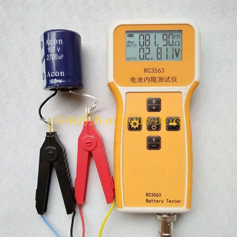 Y1AD 4 Wire Lithium Battery Internal Resistance Tester Detector Used for Vehicle Auto