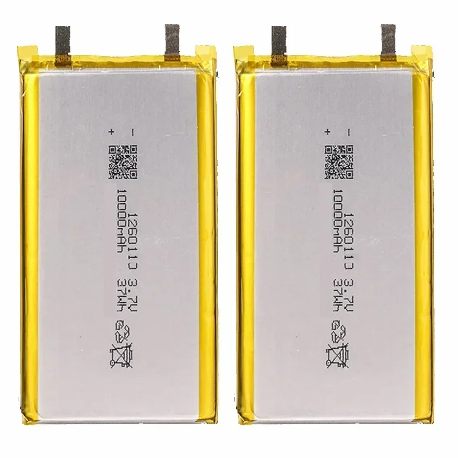 Hoge Kwaliteit 3.7 V 10000 mAh 1260110 Oplaadbare Polymeer Batterijen Lipo Li-Po voor Speelgoed Power Bank GPS Laptop Camping verlichting Diy
