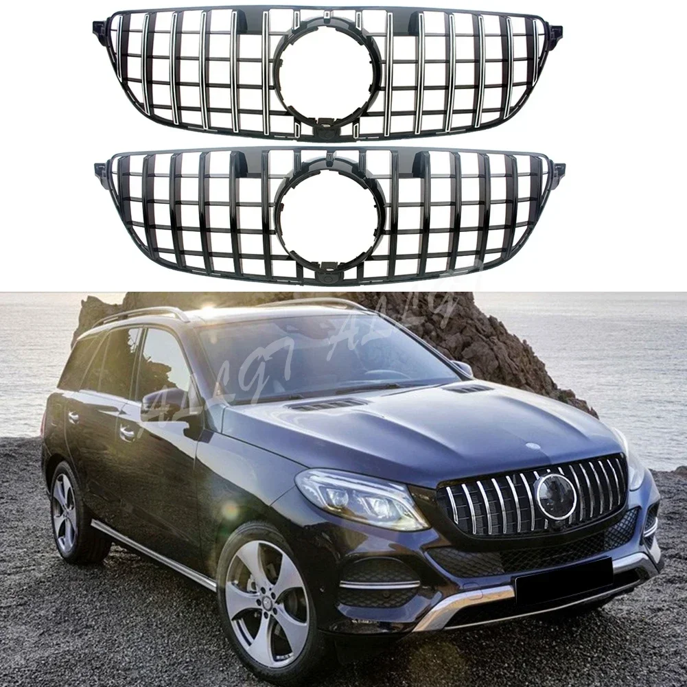 Car Front Racing Facelift Grill Bumper For Mercedes Benz W166 GLE Class GTR GLE400 GLE500 GLE350 GLE43 2015 2016 2017 2018 2019