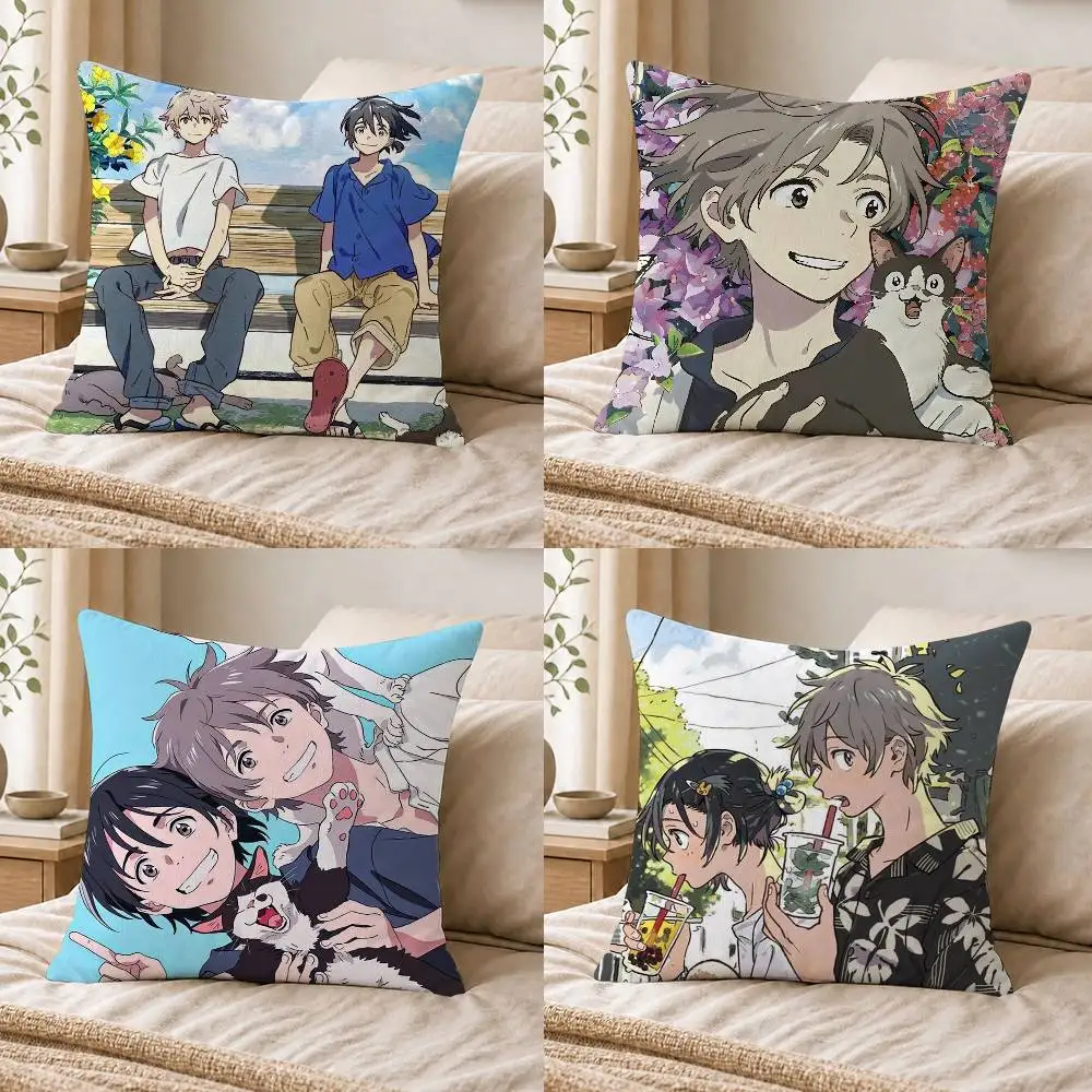 The Stranger By The Shore Double-sided Printed Square Decorative Cushion Cover for Sofa Living Room Home Decor