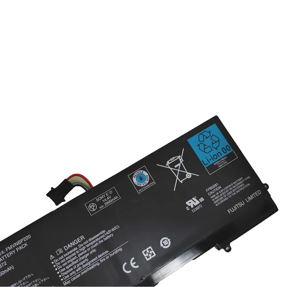 Imagem -05 - Bateria do Portátil Fpcbp372 Fmvnbp220 para Fujitsu Lifebook U772 Fpb0281 14.4v 3150mah 45wh