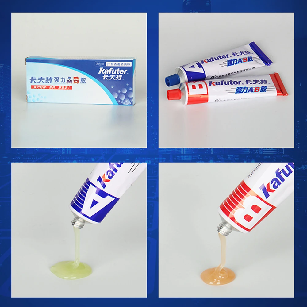 Ceramic Plastic Fixing AB Glue Strong Repair AB Adhesive Multifunctional Quick Drying for Household Tool